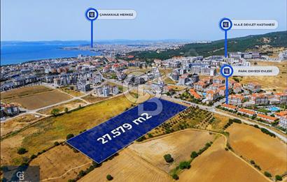 ÇANAKKALE KEPEZ'DE BÜYÜK METRAJLI, YATIRIM DEĞERİ YÜKSEK ARAZİ