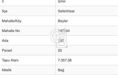 SEFERiHiSAR BEYLER'DE KAVAKDERE BARAJININ YANINDA YATIRIMLIK BAG