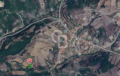 ÇANAKKALE LAPSEKİ BEYÇAYIR KÖYÜ SATILIK 2967 m2 SATILIK ARSA