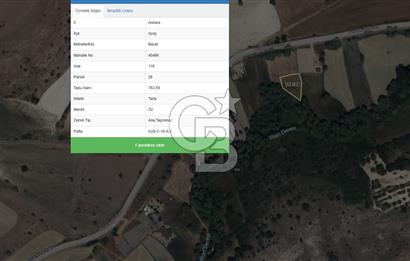 Ayaş Bayat mah  TEK TAPU 763M2