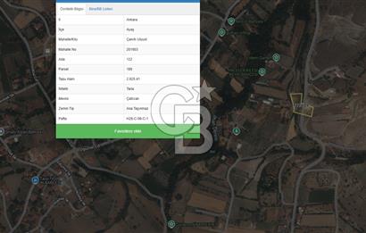 ANKARA AYAŞ ÇANILLI TEKTAPU 2825M2