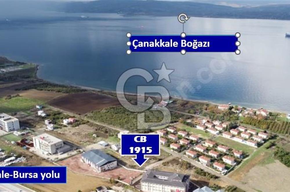 ÇANAKKALE LAPSEKİ BOĞAZ VE KÖPRÜ MANZARALI SATILIK İMARLI ARSA