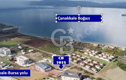 ÇANAKKALE LAPSEKİ BOĞAZ VE KÖPRÜ MANZARALI SATILIK İMARLI ARSA