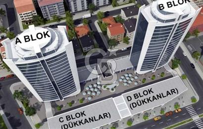 KARTAL HUKUKÇULAR TOWERS'DA ÖN VE YAN KULLANIMLI KÖŞE DÜKKAN (KDV DAHİL)