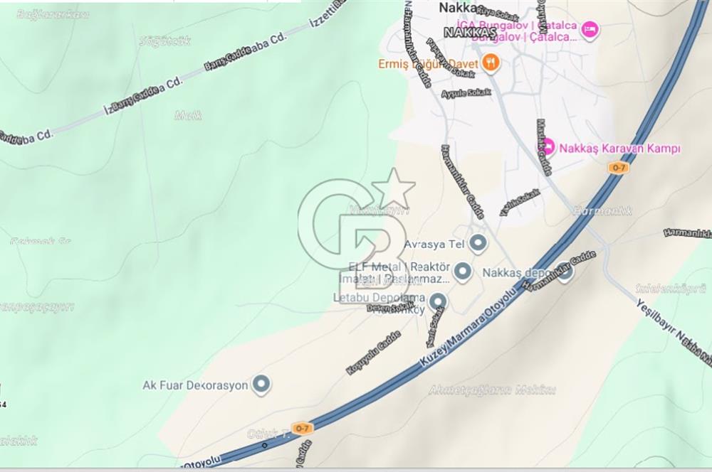 CB'DAN ÇATALCA NAKKAŞ 230M2, HAVAALANNA YAKIN, SATILIK ARAZİ