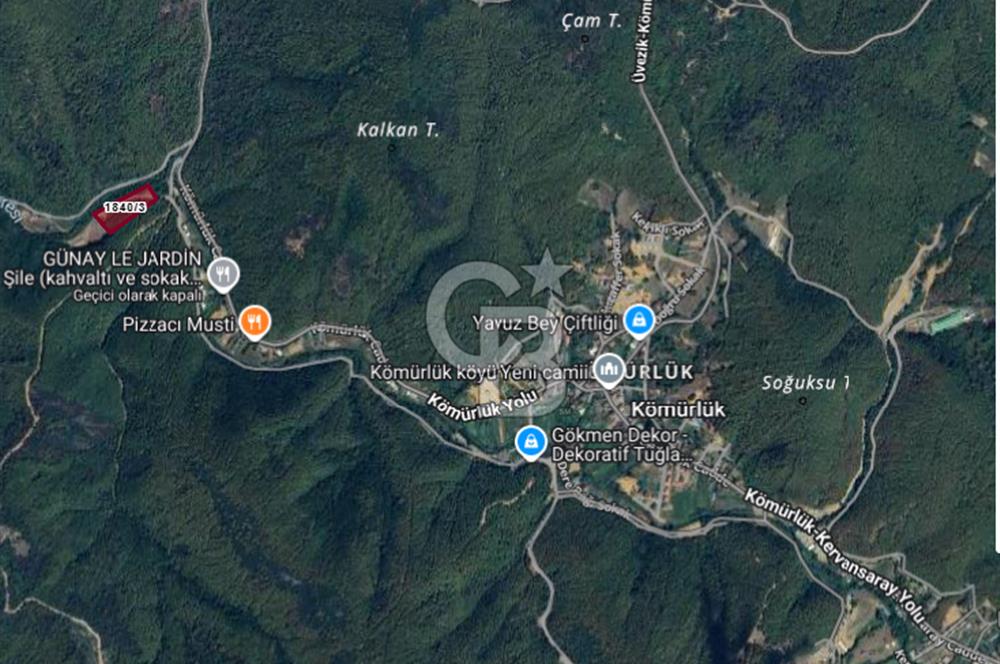 CB'DAN ŞİLE KÖMÜRLÜK,8.595M2, MÜSTAKİL, YOLA CEPHE SATILIK ARAZİ