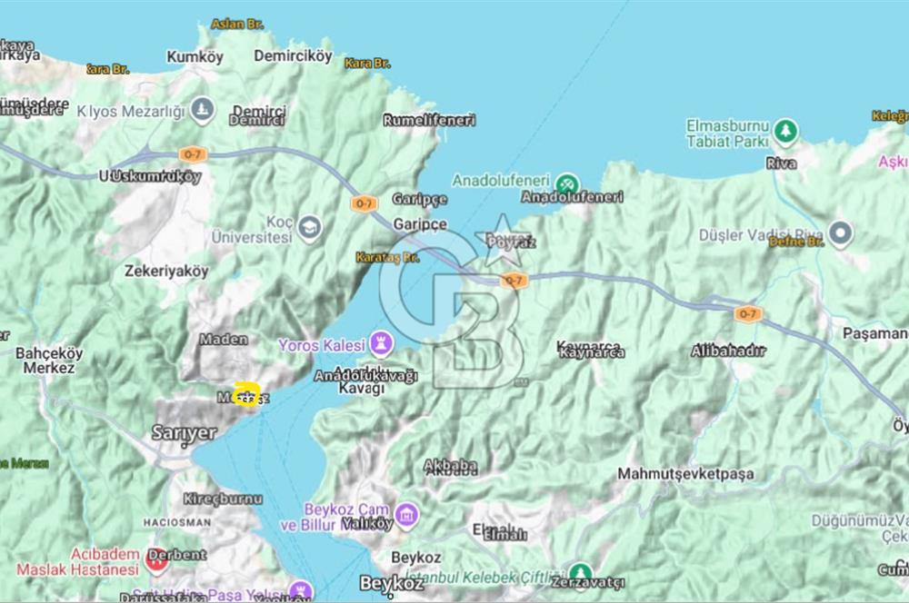 SARIYER MERKEZ, 186M2 DENİZE 200M,MÜSTAKİL ARSA, ÜZERİNDE DÜKKAN