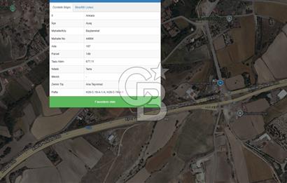 ANKARA AYAŞ YOLU ÜZERİNDE 677M2