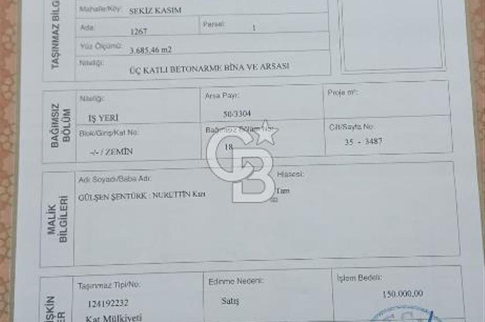 Lüleburgaz-Toki Alışveriş Merkezinde Satılık İşyeri