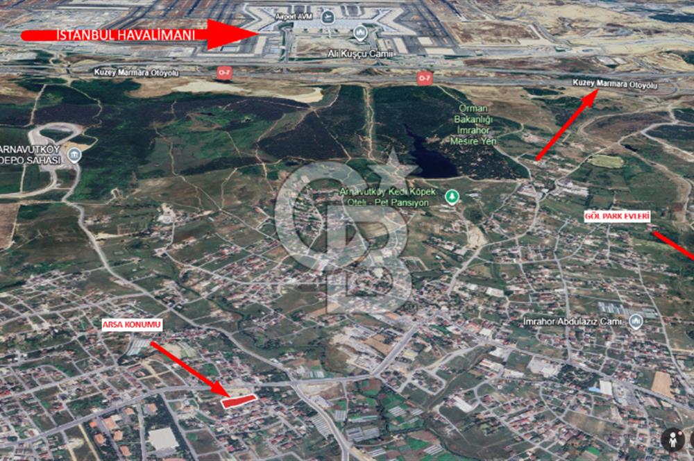 İSTANBUL HAVALİMANINA YAKIN | KONUT İMARLI 741 M² HİSSELİ ARSA