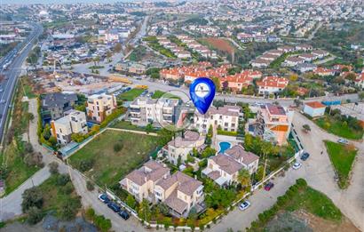 KAHRAMANDERE'DE SİTE İÇİNDE KİRALIK BAHÇELİ VİLLA