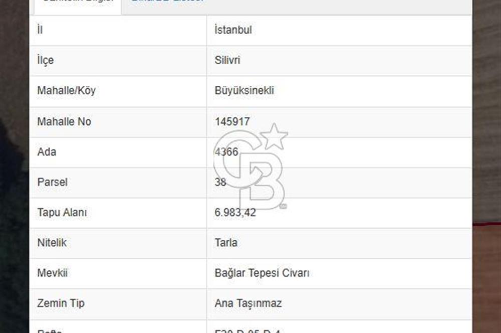 İSTANBUL SİLİVRİ'DE SATILIK TARLA
