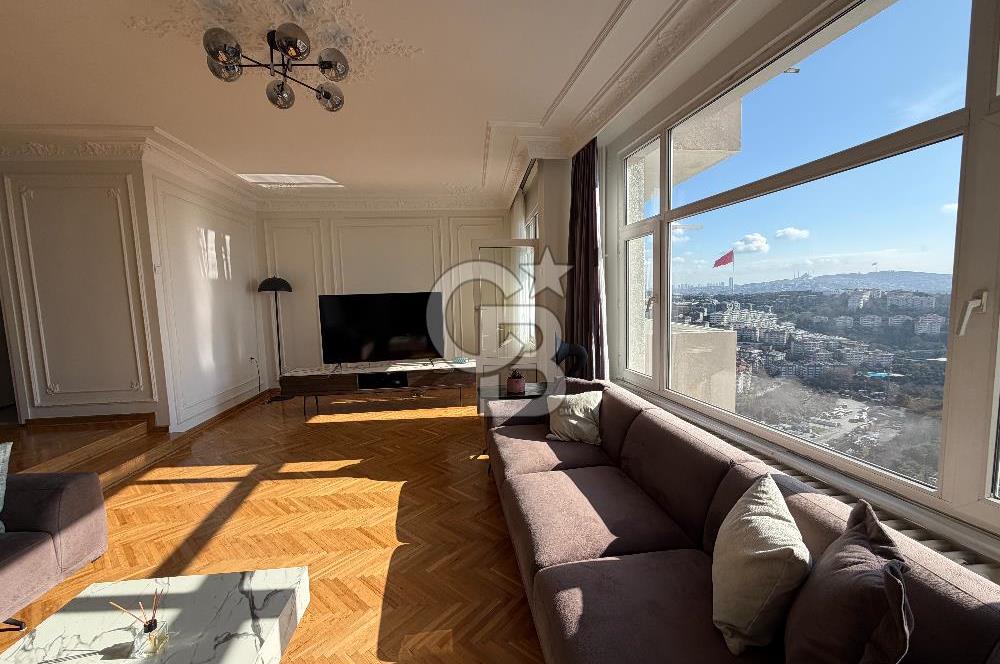 ETİLER LEVAZIM SİTESİNDE SATILIK BOĞAZ MANZARALI DAİRE 3+1