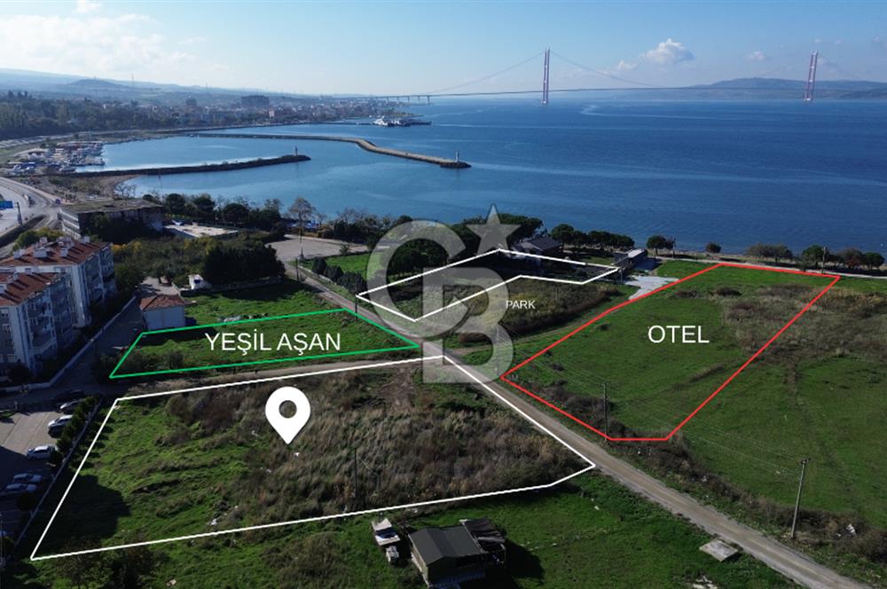 ÇANAKKALE LAPSEKİ’DE BOĞAZ MANZARALI KAT KARŞILIĞI ARSA