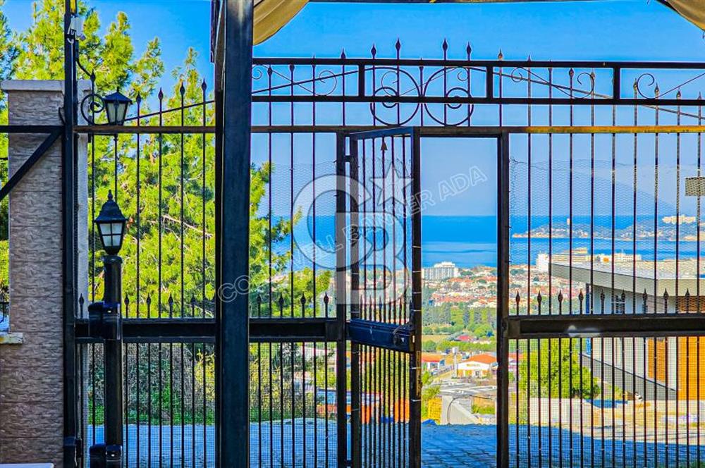 KUŞADASINDA HER KATINDAN DENİZ MANZARALI 7+2 MÜSTAKİL VİLLA