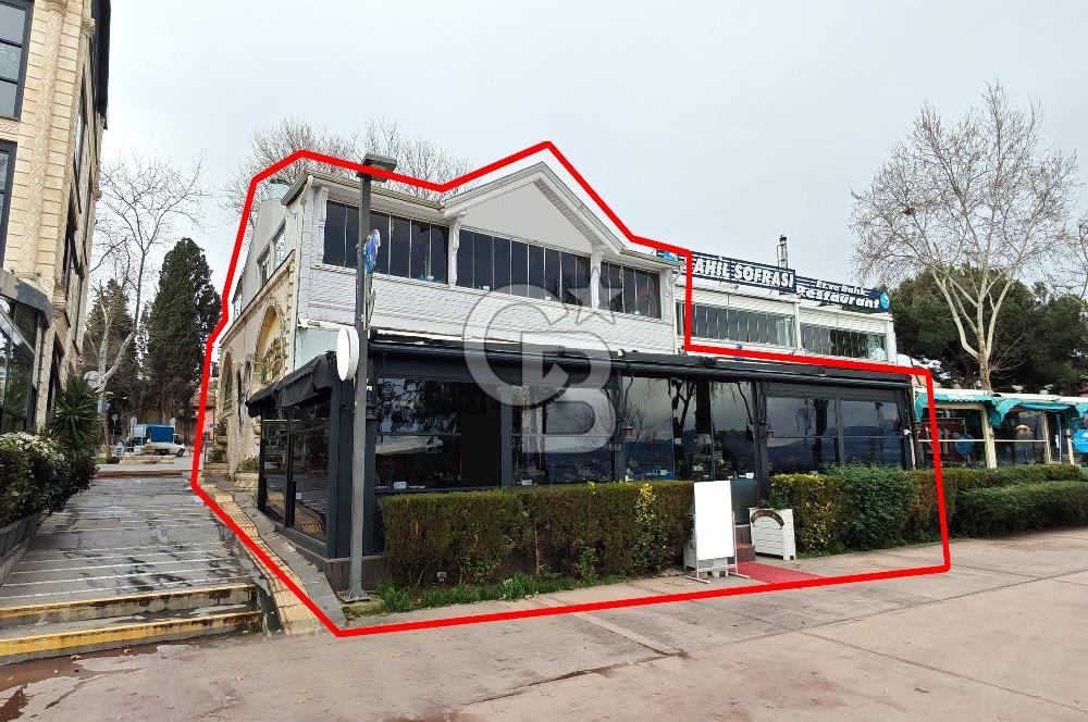 Eskihisar SAHİLDE Denize Sıfır, İki Katlı SATILIK DÜKKAN, İŞYERİ