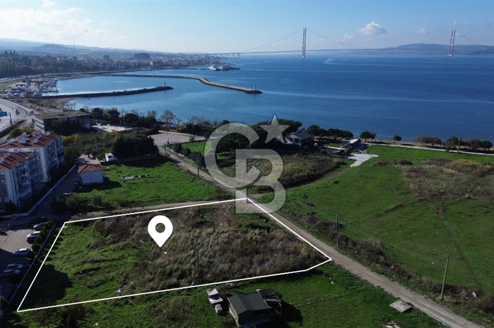 ÇANAKKALE LAPSEKİ’DE BOĞAZ MANZARALI KAT KARŞILIĞI ARSA