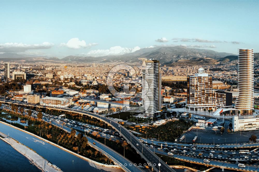 İzmir İnci Smyrna'da Deniz Manzaralı Satılık 1+1 Daire