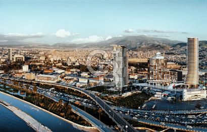 İzmir İnci Smyrna'da Deniz Manzaralı Satılık 1+1 Daire