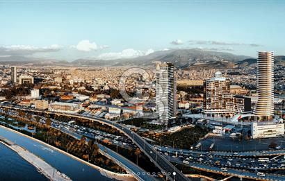 İzmir İnci Smyrna'da Deniz Manzaralı Satılık 1+1 Daire