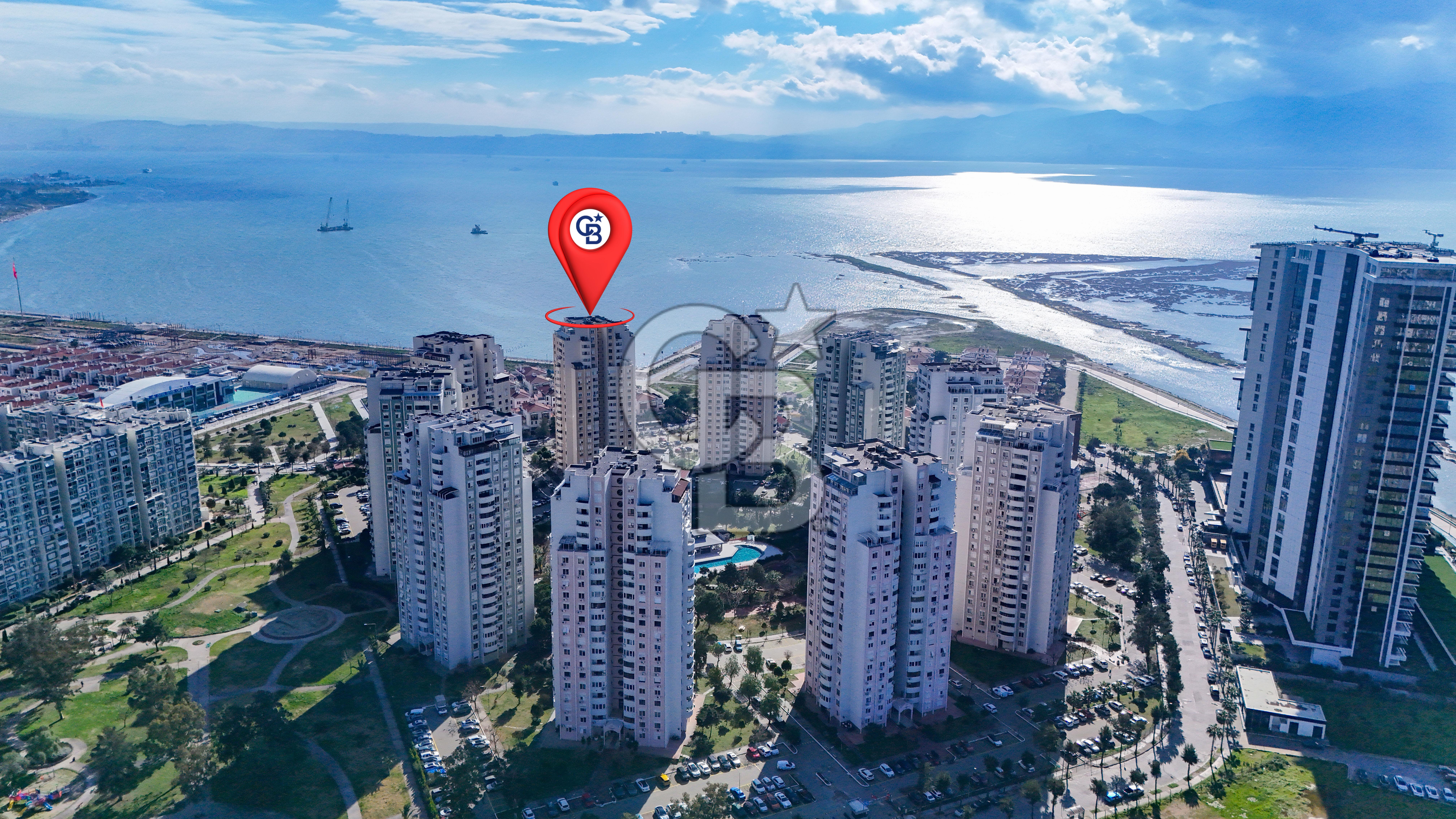 MAVİŞEHİR ALBATROS ÖN CEPHE DENİZ MANZARALI SATILIK 4+1 KİRACISIZ