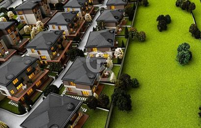 BAHÇE BAHÇEŞEHİR PROJESİ SATILIK 4+1 İKİZ VİLLA VADİ MANZARA