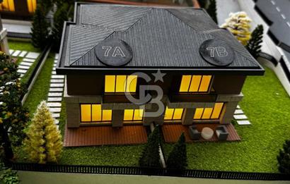 BAHÇE BAHÇEŞEHİR PROJESİ SATILIK 4+1 İKİZ VİLLA VADİ MANZARA