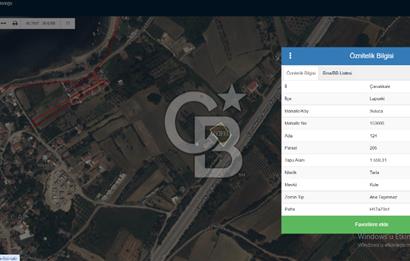 ÇANAKKALE LAPSEKİ SULUCADA BOĞAZ MANZARALI VİLLA İMARLI ARSA
