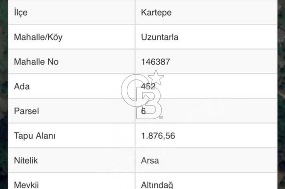 UZUNTARLA DA VİLLA İMARLI ARSAMIZ SATILIKTIR