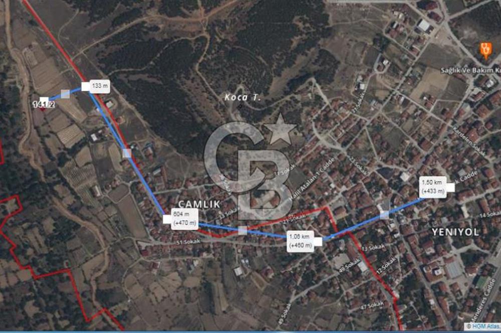 Afyon-Dazkırı Barbaros Mah.de İmarlı Arsalara Yakın 624 m² Satılık Tarla