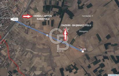 Afyon-Dazkırı Esentepe Mah.Başmakçı Yolu Yanı 1.968 m² Fırsat Satılık Tarla