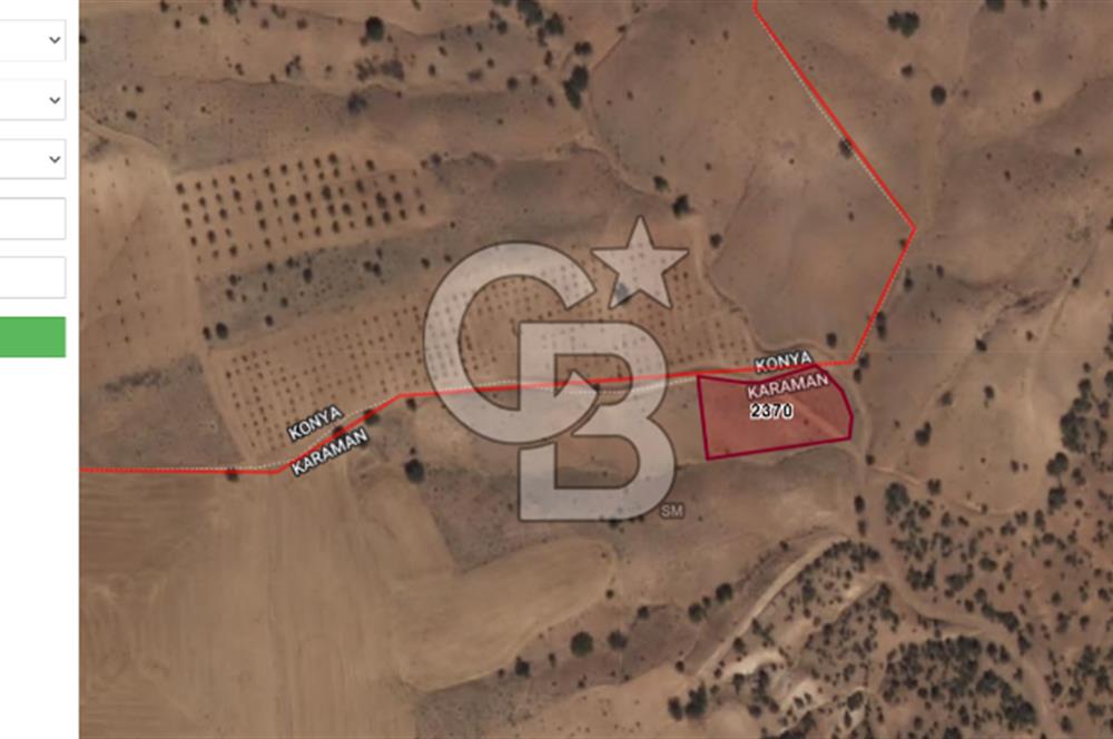 MUSELAND-KARAMAN BOZKANDAK DA 1717M2 SATILIK BAĞ