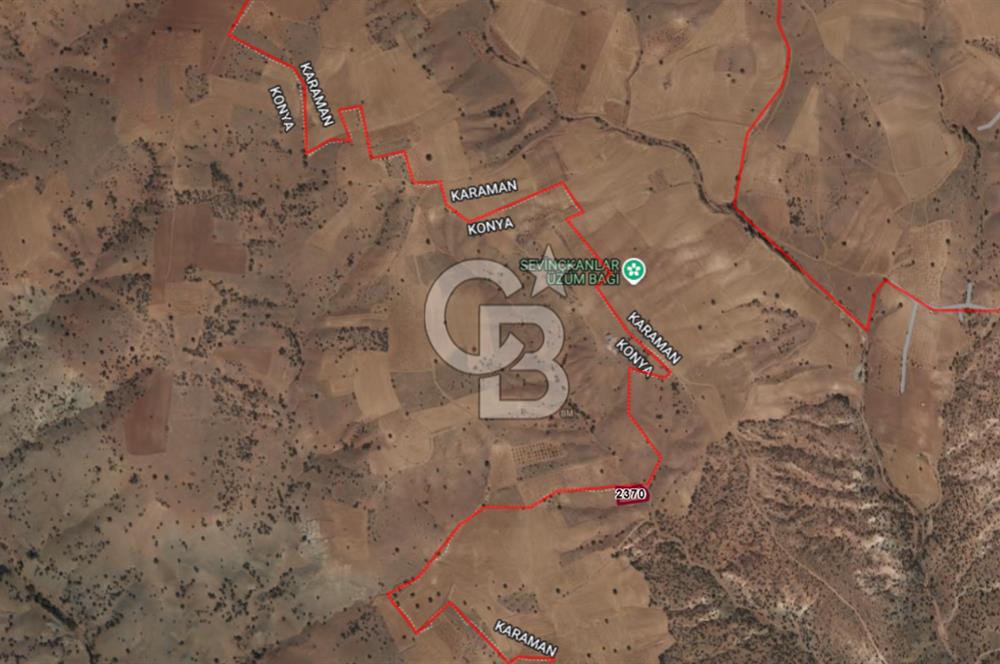 MUSELAND-KARAMAN BOZKANDAK DA 1717M2 SATILIK BAĞ