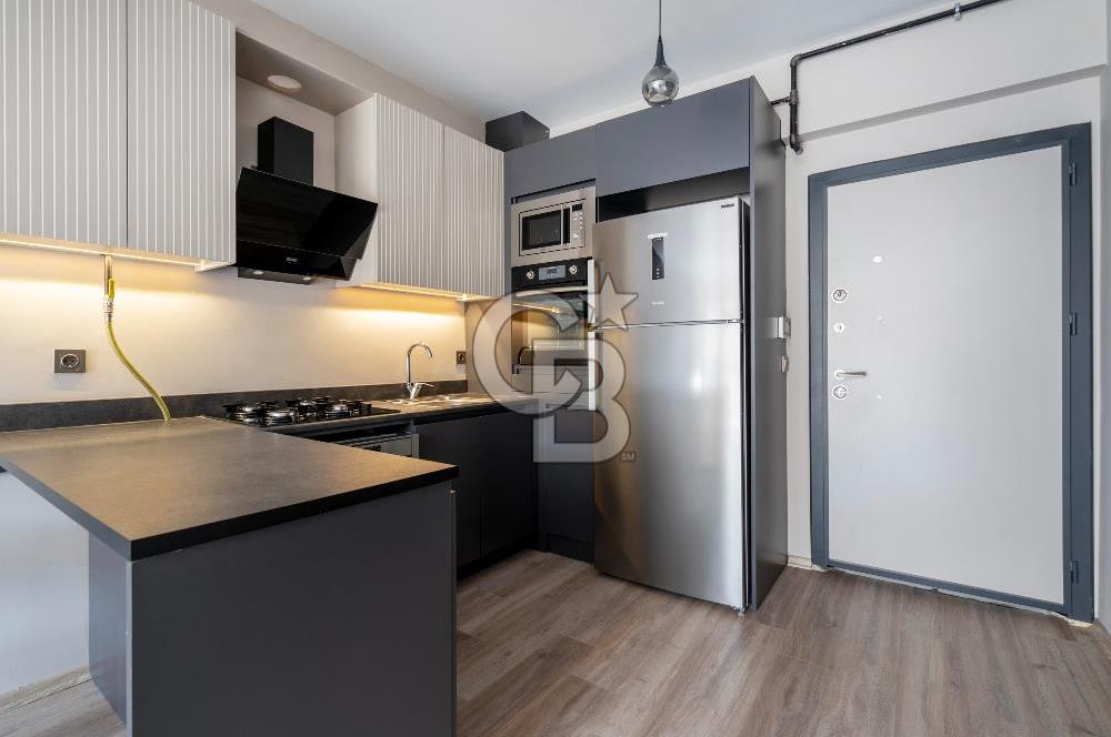 CB LEVEL'DAN 23 NİSAN MAHALLESİNDE BTG MEVA PROJESİNDE ARAKAT 1+1 EŞYALI YÜKSEK KİRA GETİRİLİ SATILIK DAİRE