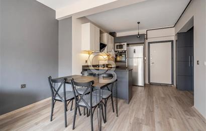 CB LEVEL'DAN 23 NİSAN MAHALLESİNDE BTG MEVA PROJESİNDE ARAKAT 1+1 EŞYALI YÜKSEK KİRA GETİRİLİ SATILIK DAİRE