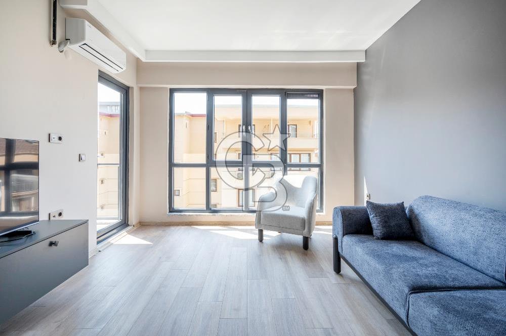 CB LEVEL'DAN 23 NİSAN MAHALLESİNDE BTG MEVA PROJESİNDE ARAKAT 1+1 EŞYALI YÜKSEK KİRA GETİRİLİ SATILIK DAİRE