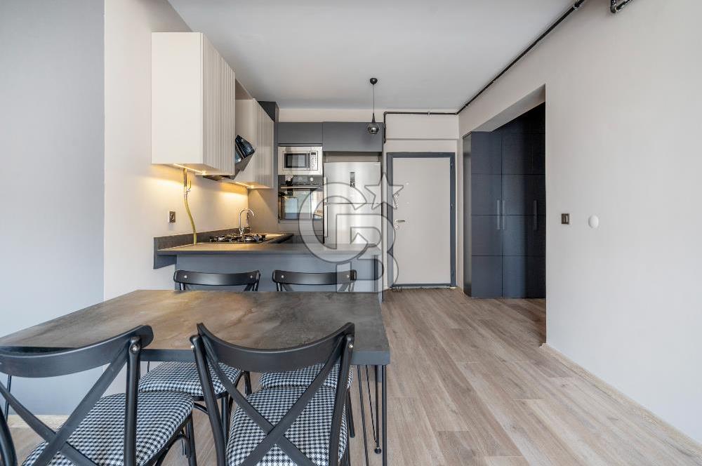 CB LEVEL'DAN 23 NİSAN MAHALLESİNDE BTG MEVA PROJESİNDE ARAKAT 1+1 EŞYALI YÜKSEK KİRA GETİRİLİ SATILIK DAİRE