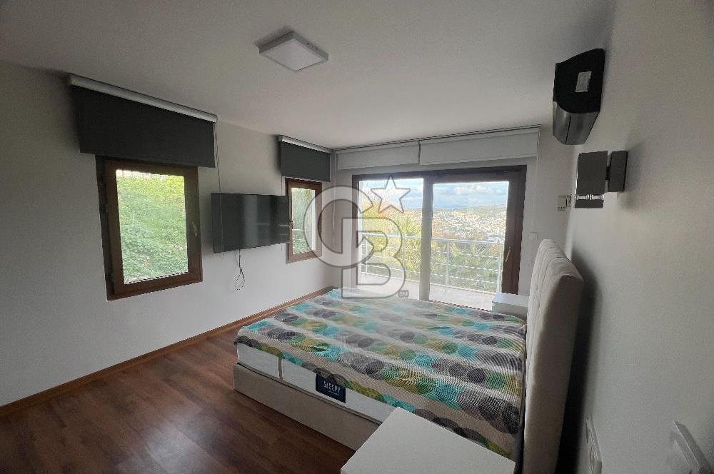 Gündoğan’da Deniz Manzaralı  4+1 Villa