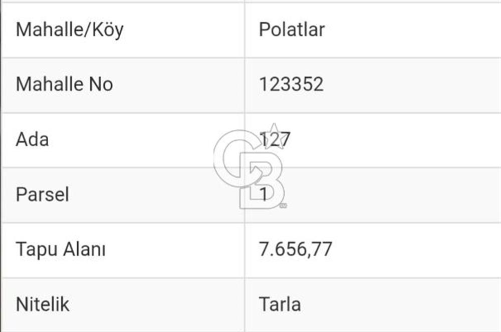 SİNCAN POLATLARDA SATILIK TARLA