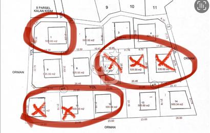 CB GİZ'DEN KAŞ GELEMİŞ'DE SATILIK 2B 500 M2 PARSELLER