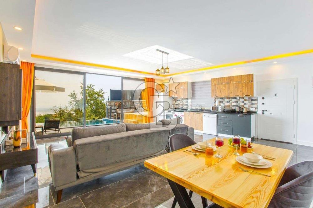 CB GİZ'DEN KAŞ ÜZÜMLÜ'DE SATILIK 4 ADET 2+1 VE 1+1 VİLLALAR