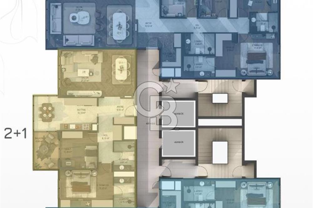 TERRA ORAN'DA FIRSAT FİYATLA SATILIK 4+1 DAİRE