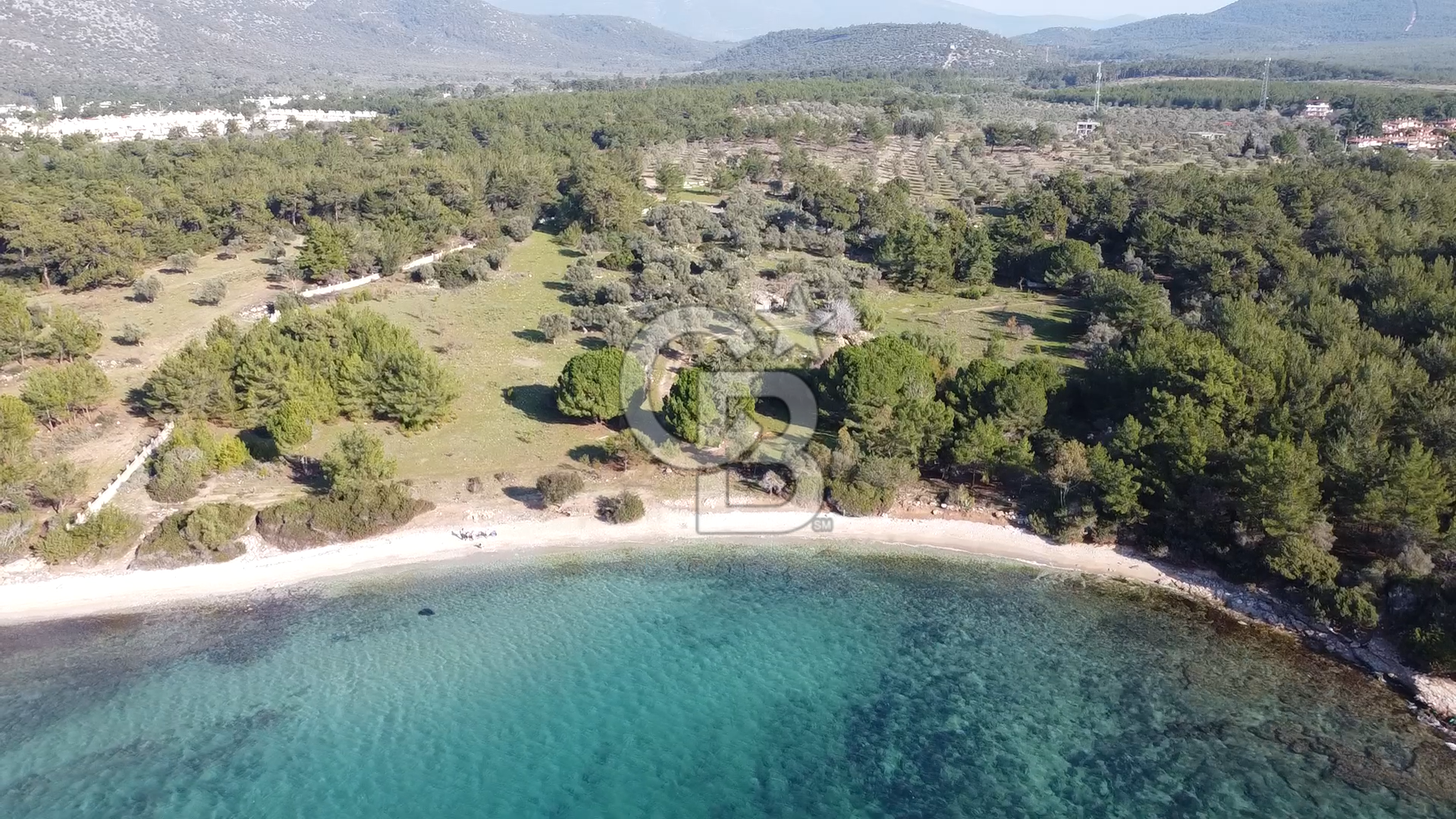 Muğla Bozbük Bölgesinde Denize Sıfır Turizm Planlama Alanında Satılık Büyük Parsel Arazi