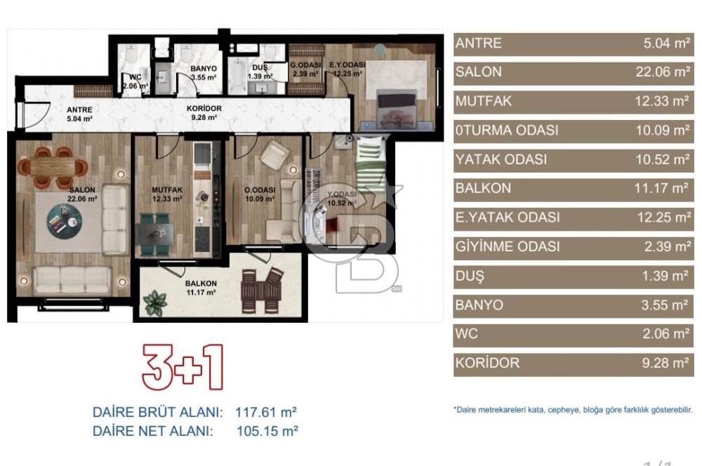 SARAYCIK PEKTANE PRESTİJ KONUTLARINDA YIL SONU TESLİM 2+1 SIFIR DAİRE