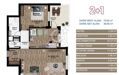 SARAYCIK PEKTANE PRESTİJ KONUTLARINDA YIL SONU TESLİM 2+1 SIFIR DAİRE