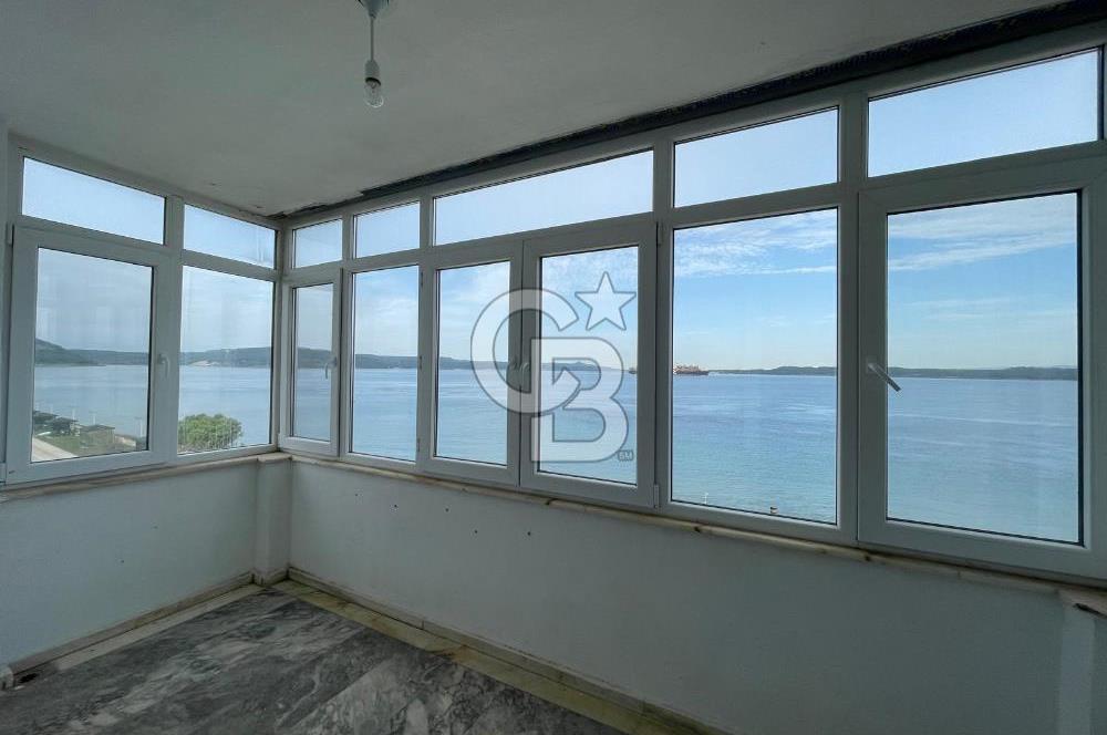 ÇANAKKALE ECEABAT’TA DENİZE SIFIR BOĞAZ MANZARALI SATILIK BİNA 