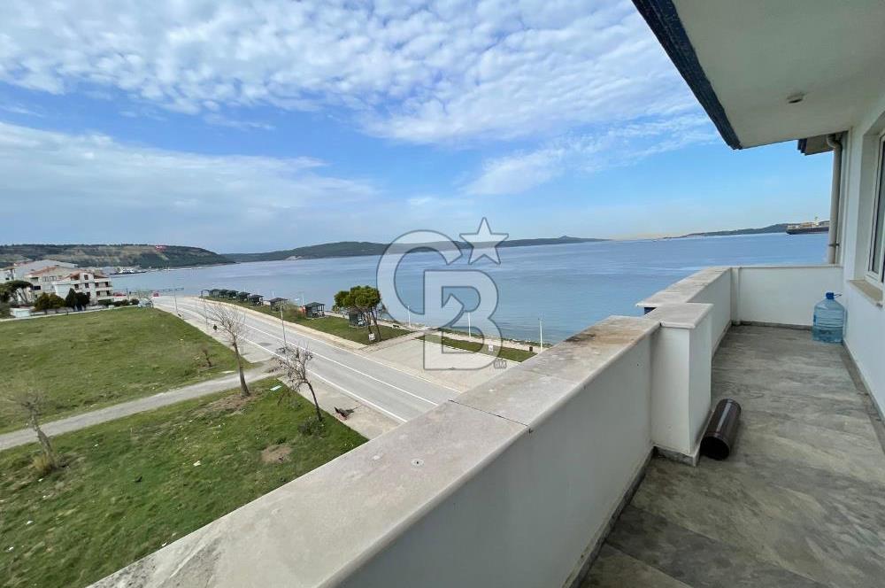 ÇANAKKALE ECEABAT’TA DENİZE SIFIR BOĞAZ MANZARALI SATILIK BİNA 