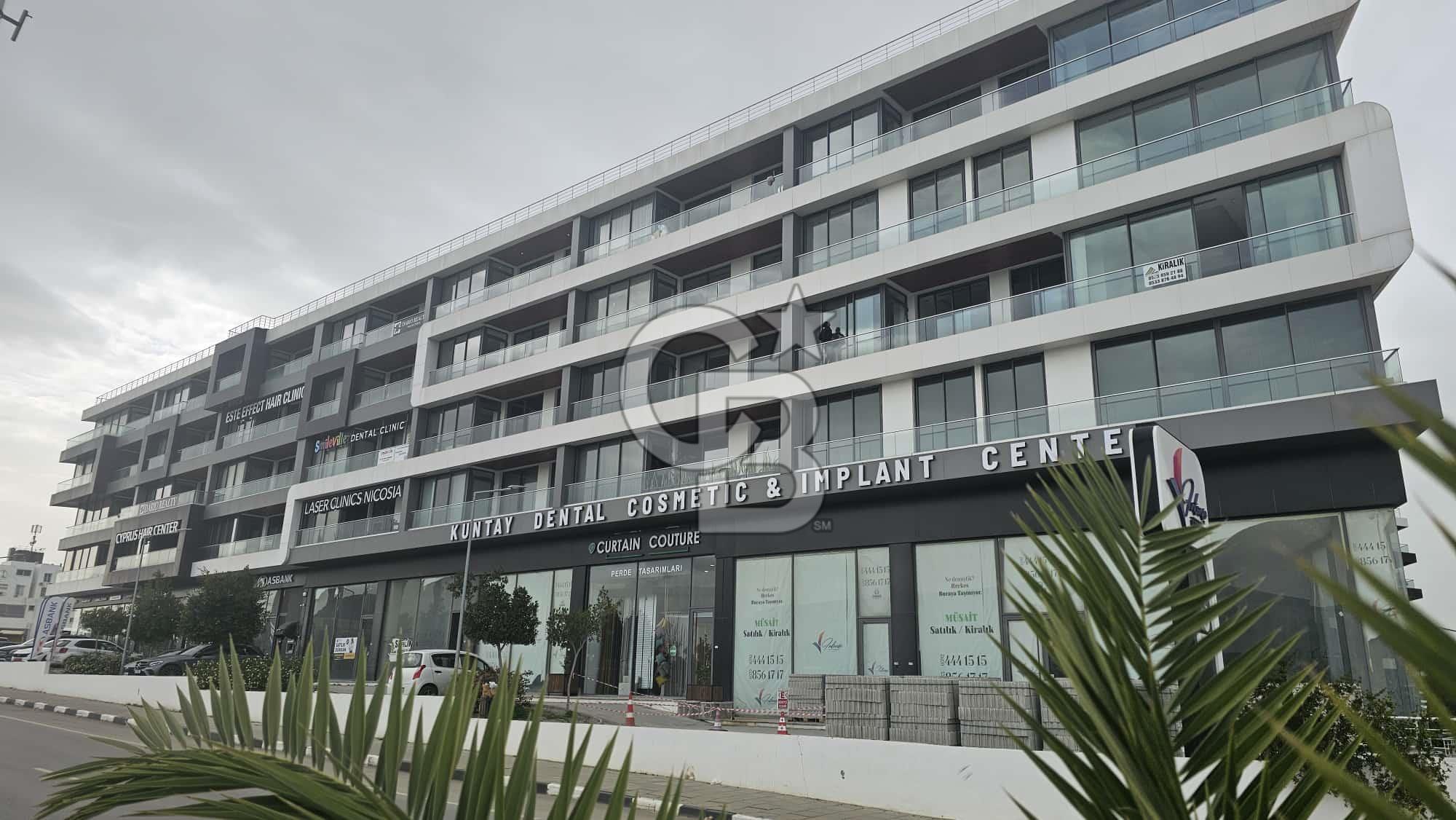 Lefkoşanın En Prestijli Lokasyonunda Satılık 1+1 Ofis Nitelikli Daireler !!! KDV/TRAFO YOK !!!