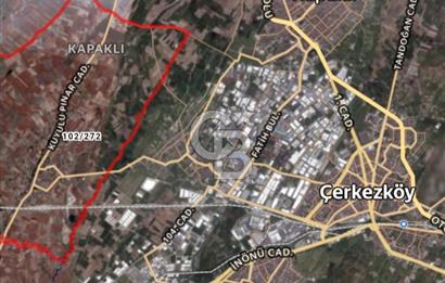 Tekirdağ Çerkezköy  kapaklı Yanıkağıl Satılık Tarla 