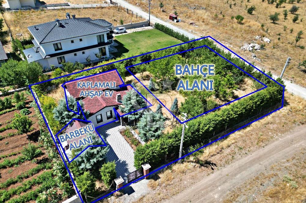 CB OPİA'DAN ELMACIK'TA 975 m² ARSA İÇİNDE SATILIK VİLLA!